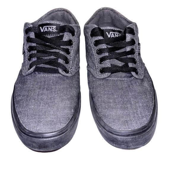 Vans Other - Vans Men's Atwood Varsity Textile Black Skate Shoes - Men’s 8.5